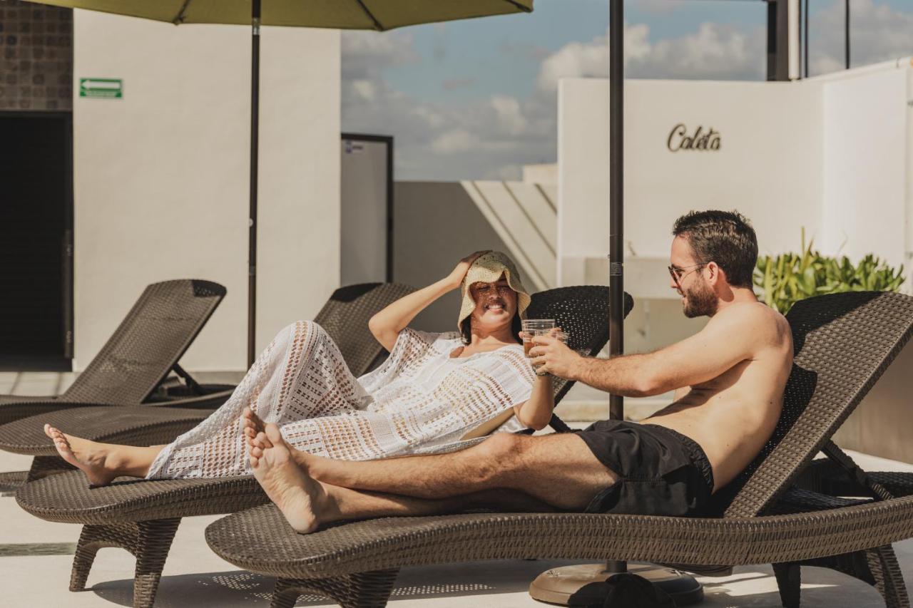 Caleta Hostel Rooftop & Pool Cancún Extérieur photo