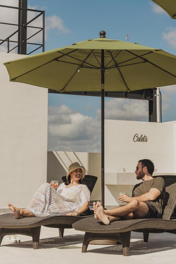 Caleta Hostel Rooftop & Pool Cancún Extérieur photo